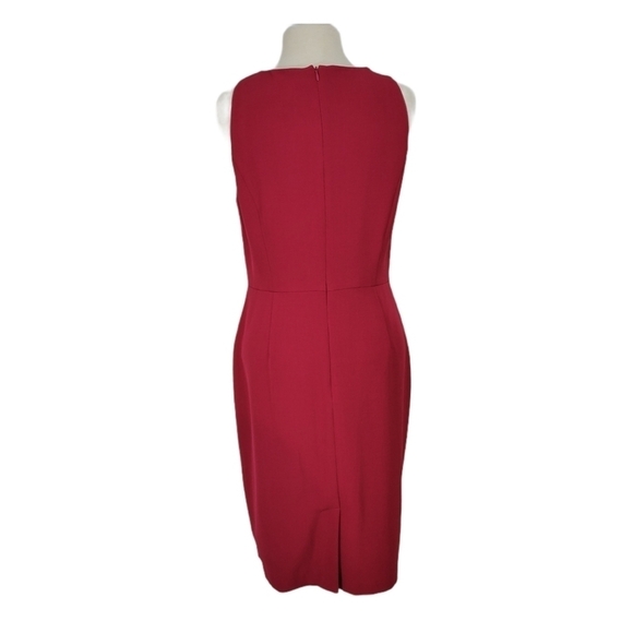 Adriana Papell Fuschia Pink Ruffle Sheath Dress - Picture 4 of 9